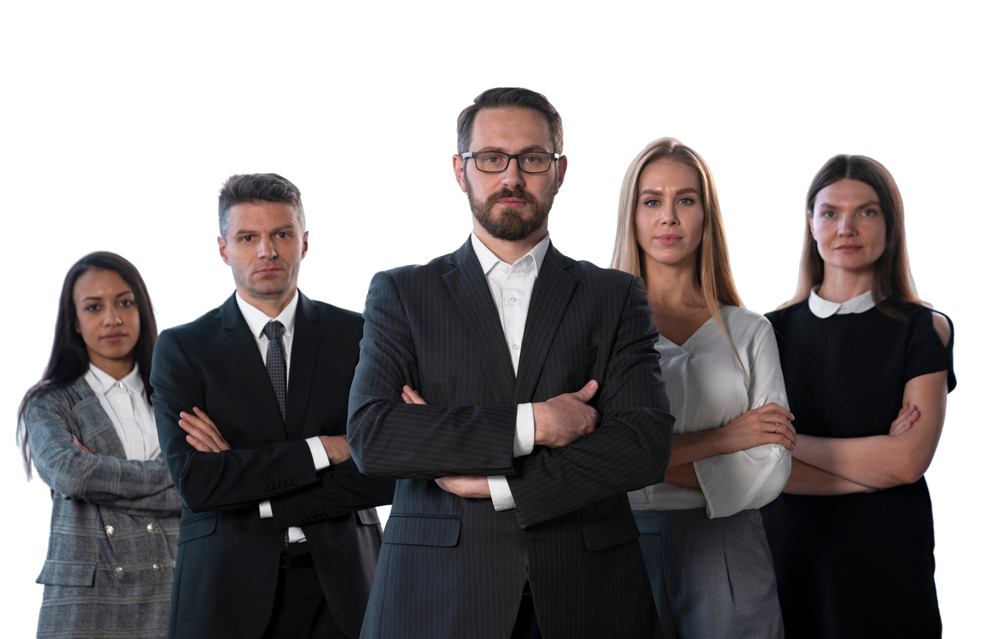 Business team working together
