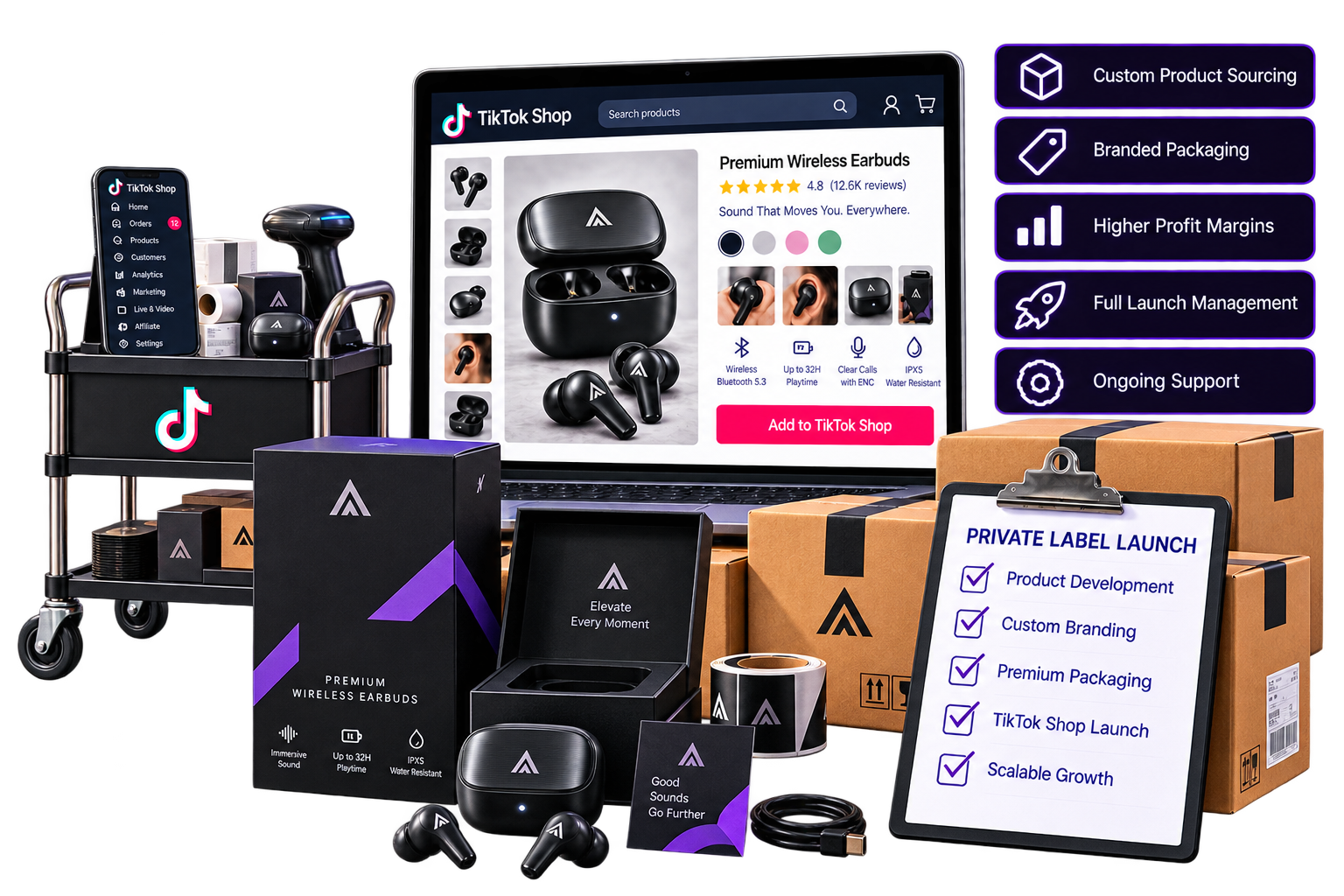 Private Label TikTok Shop illustration