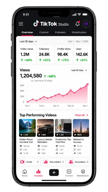 TikTok Creator Growth Program Services