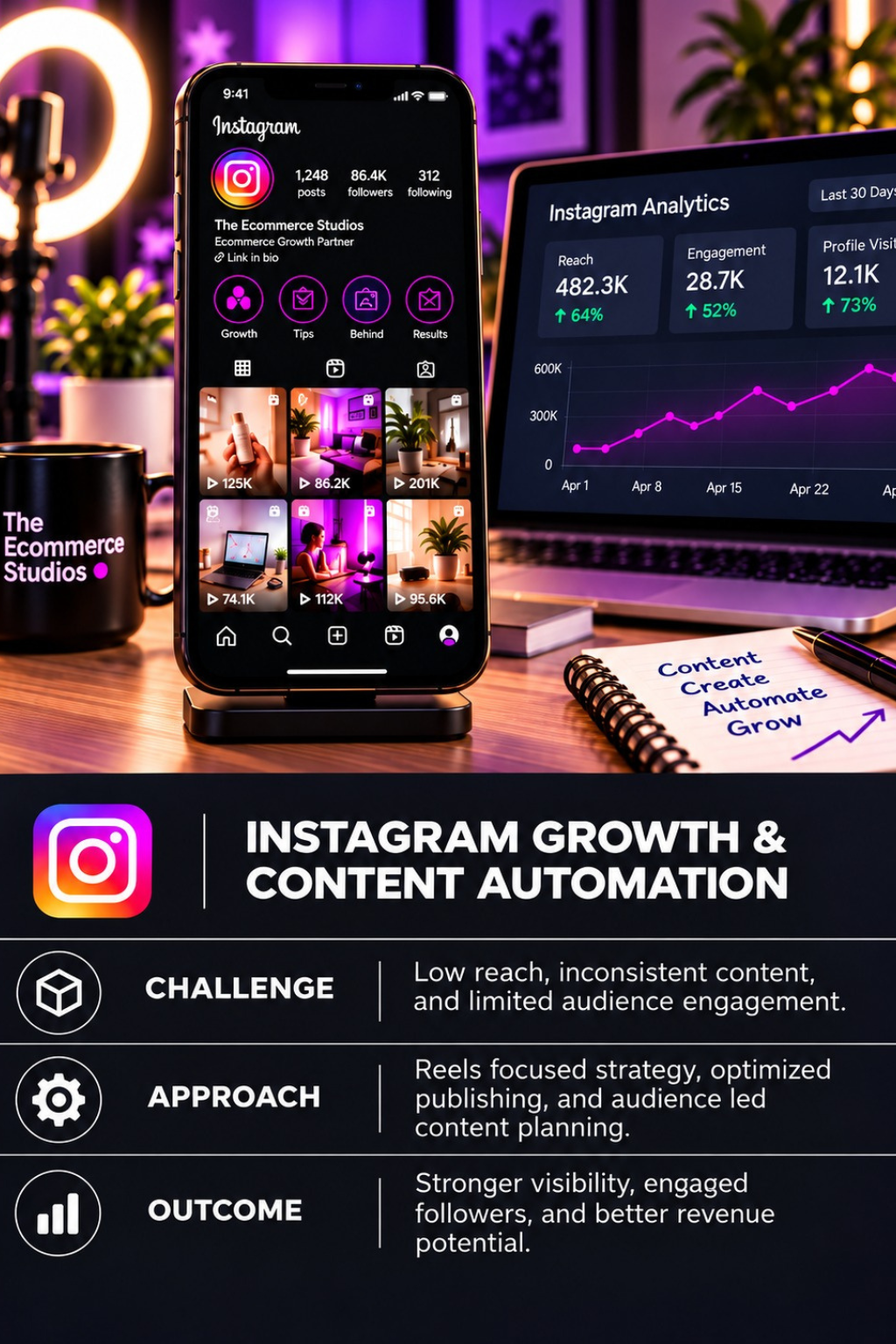Instagram Growth case study